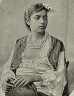Egyptian Woman Antique photograph turn of century Black and white Circular Times Experiment Video